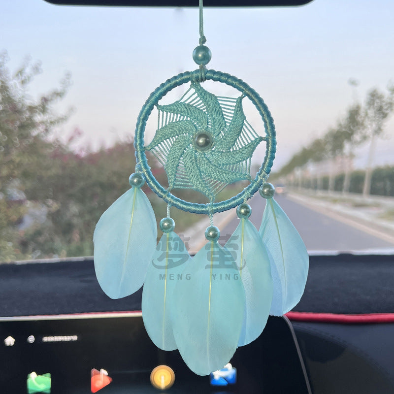 Catcher de ensueño de adornos de coche de plumas al por mayor